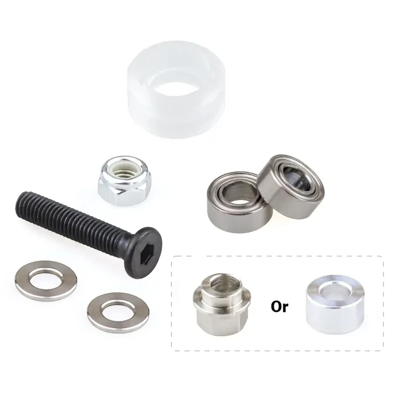 V Slot Wheel - 10 adet Polikarbonat V Tekerlek Kiti