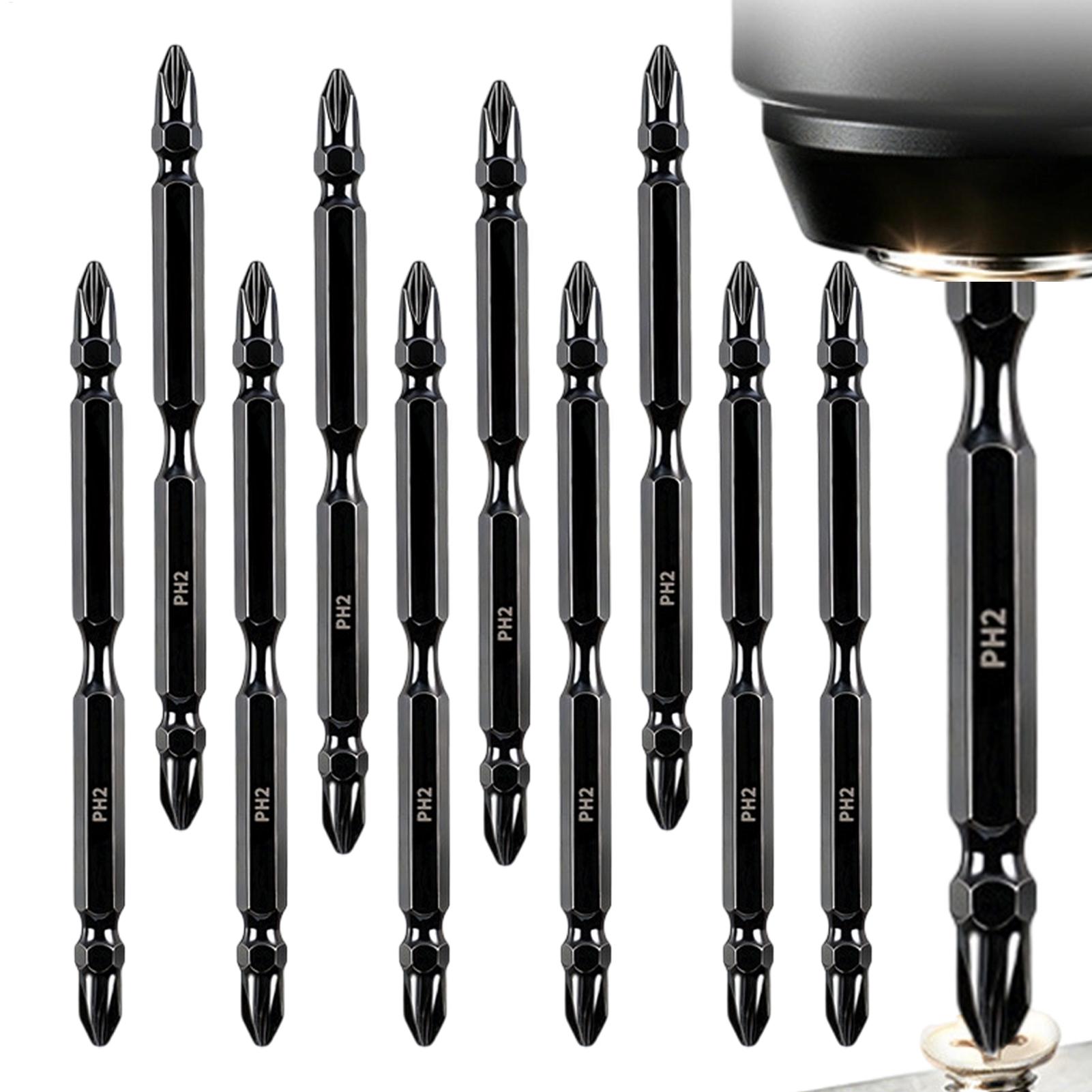 End Mill - Tornavida Ucu Seti Çift Uçlu Frezelenmiş