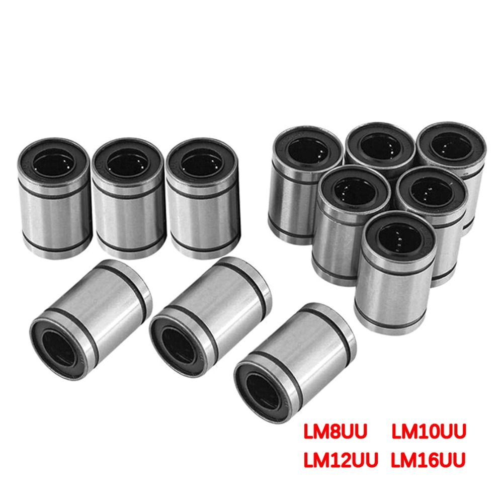 Lm8Uu Bearing - Krom Çelik CNC Parça Çubukları Mil
