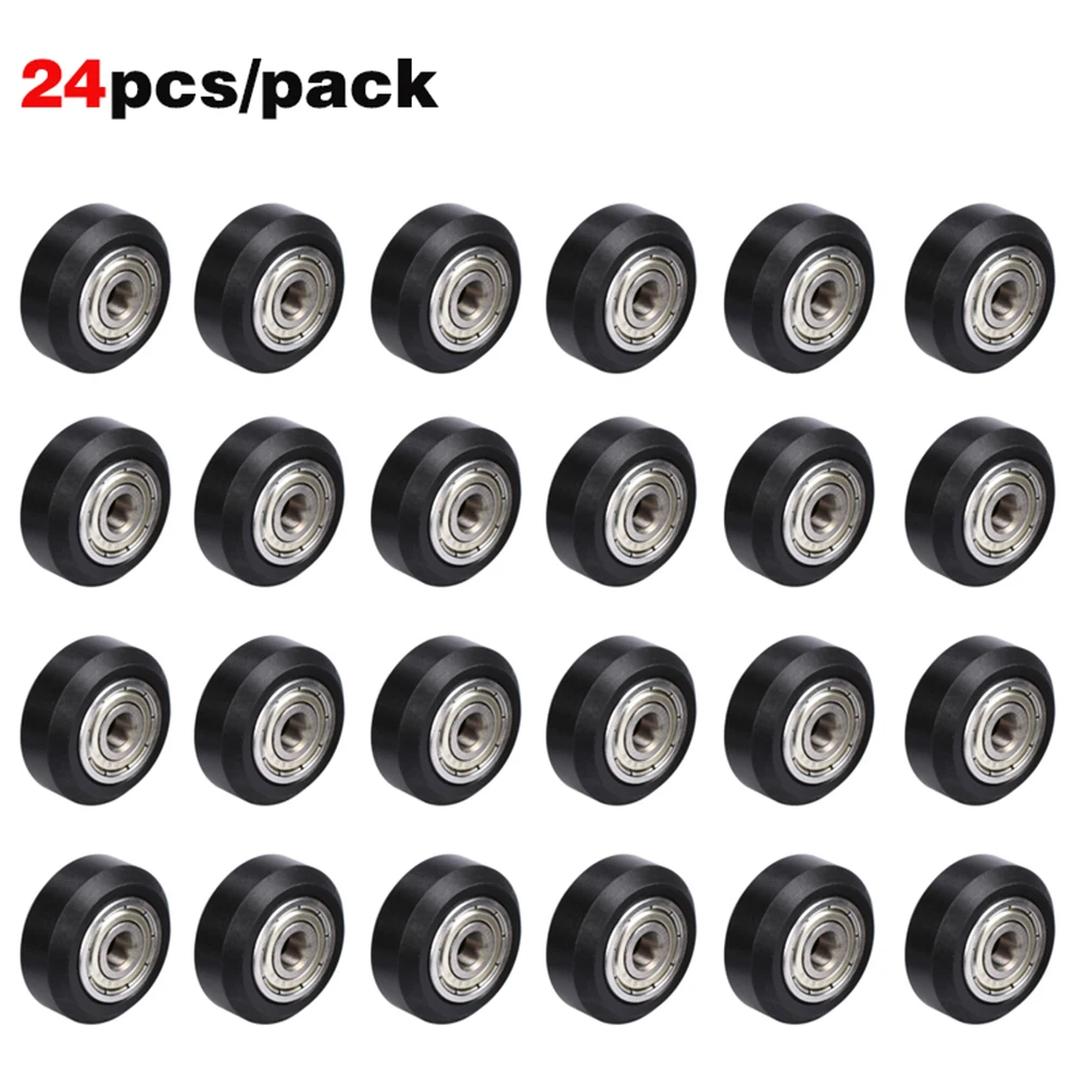 V Slot Wheel - 12/24 adet CNC open625625zz avara kasnak