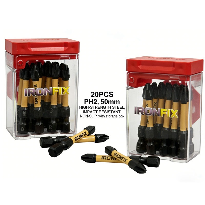 Drill Bit Set - Dayanıklı, 20 adetlik PH2 uçlu tornavida