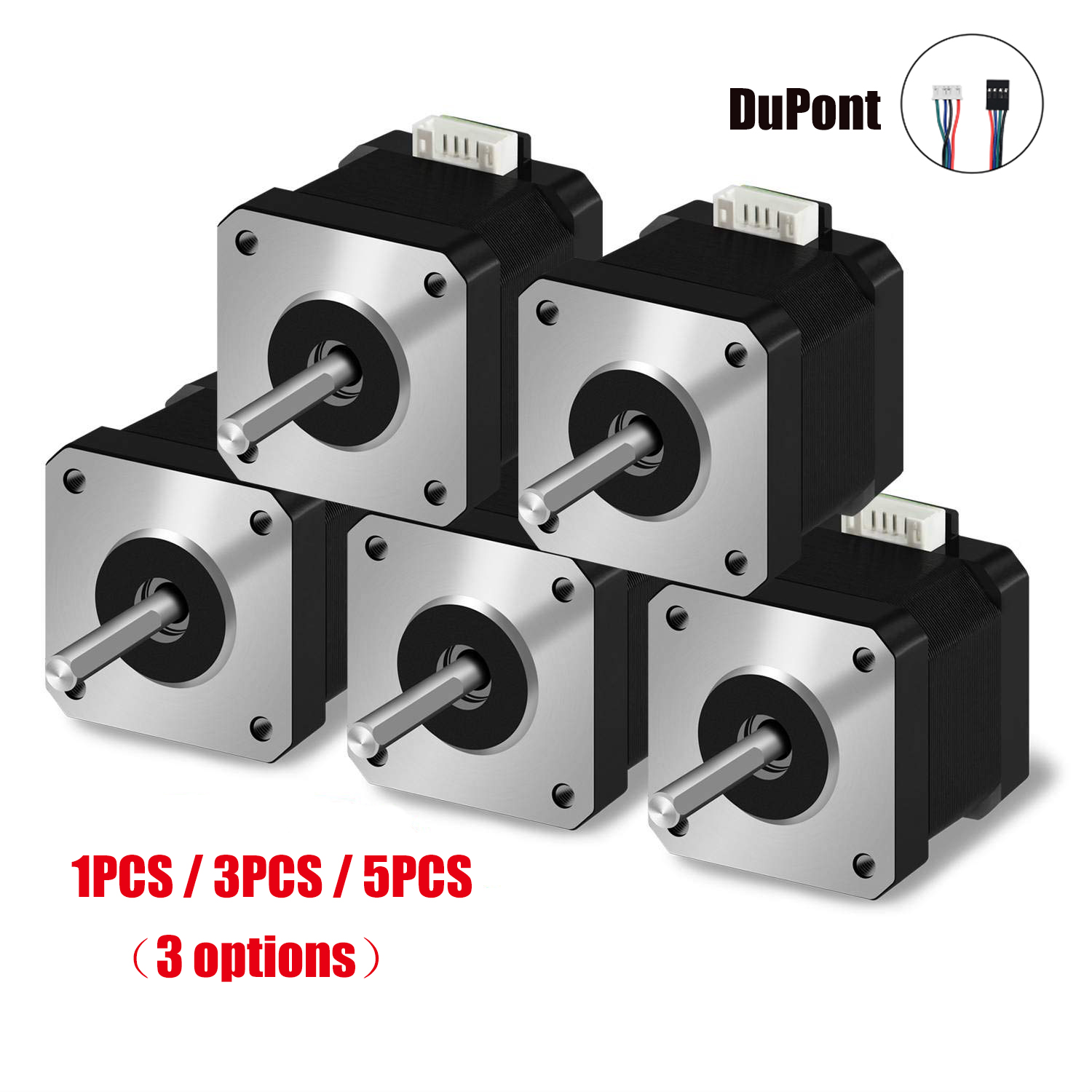 Stepper Motor Nema17 - 17HS4401 Cnc Oyma Makinesi İçin Step