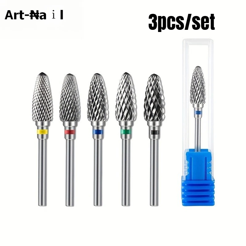 Carbide End Mill - 3 adet Tungsten Karbür Tırnak Frezesi