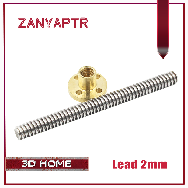Lead Screw 8Mm - 3D yazıcı ve CNC kurşun 2mm