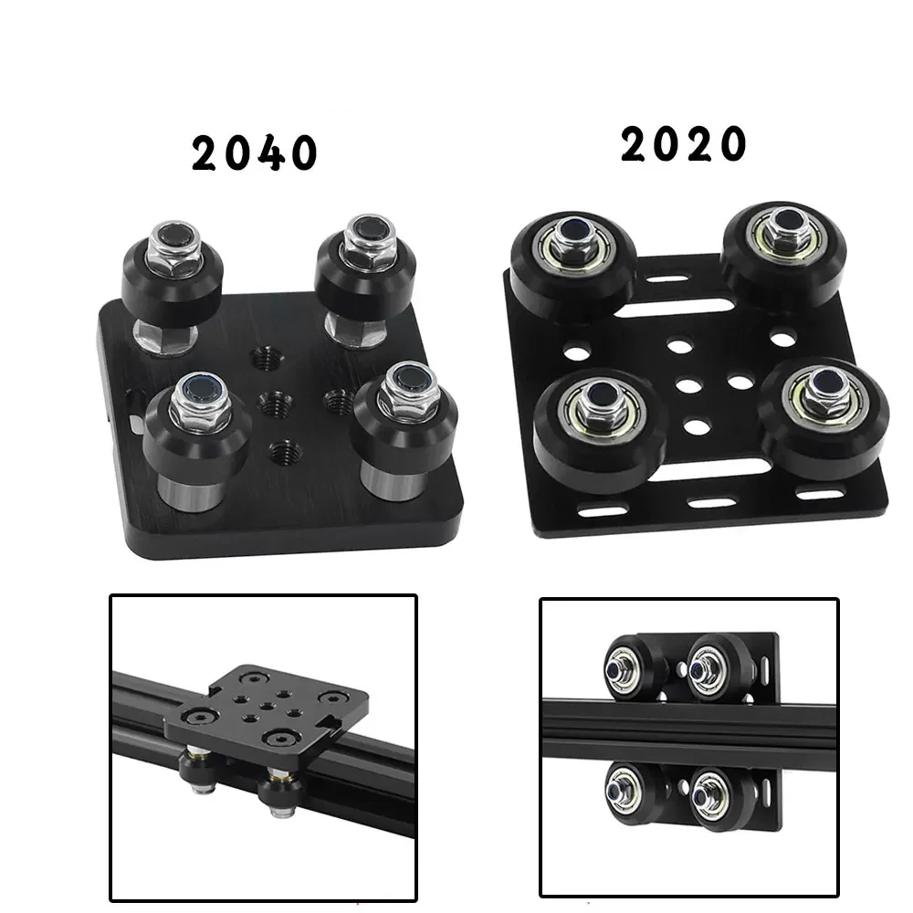 V Slot Wheel - 1 takım 3D yazıcı parçaları 2020