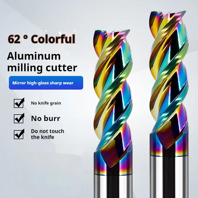 End Mill Set - HRC65 3 Kanallı U Yuvalı Karbür