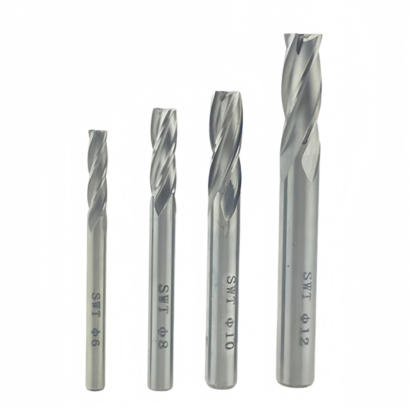 End Mill Set - 4 adet karbür End Mill HSS