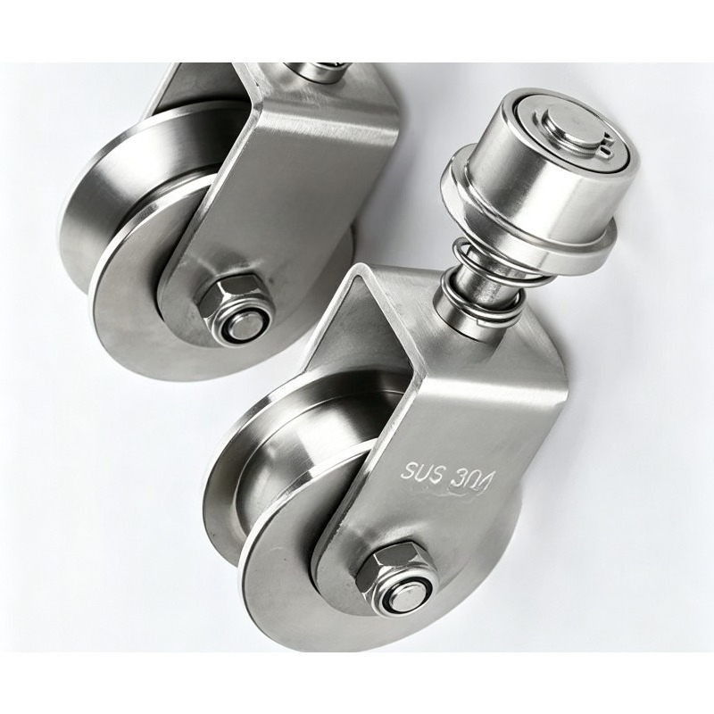 V Slot Wheel - 304 Paslanmaz Çelik U/V/H Kanal Kasnağı,