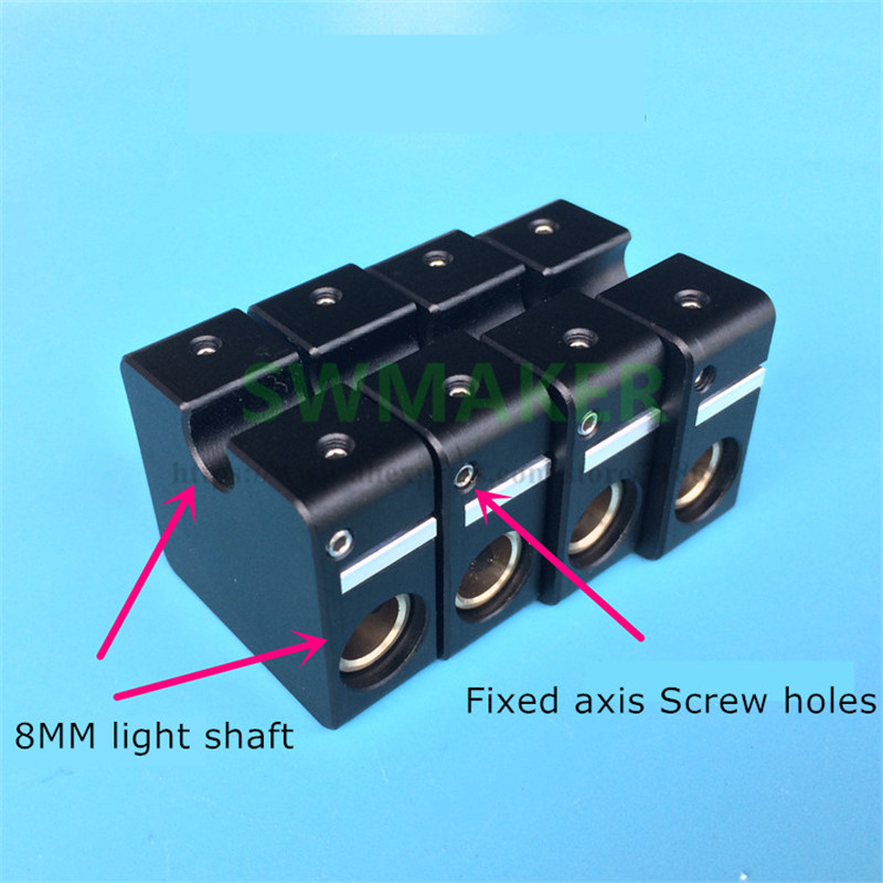 Linear Rod 8Mm - UM2 Güncellenmiş versiyon çapraz kaydırma bloğu