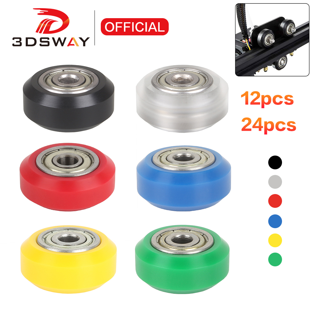 3DSWAY 12/24 adet POM Kasnak T - V Slot Wheel incelemesi ve fiyatı