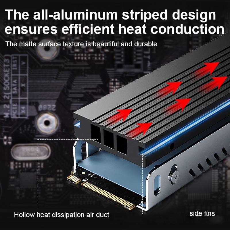 M.2 SSD Soğutucu M2 2280 Katı  - Aluminium Extrusion incelemesi ve fiyatı