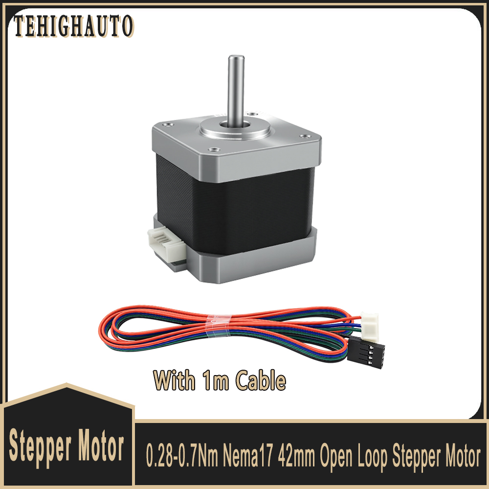 Nema 17 42mm Step Motor Açık D - Stepper Motor Nema17 incelemesi ve fiyatı