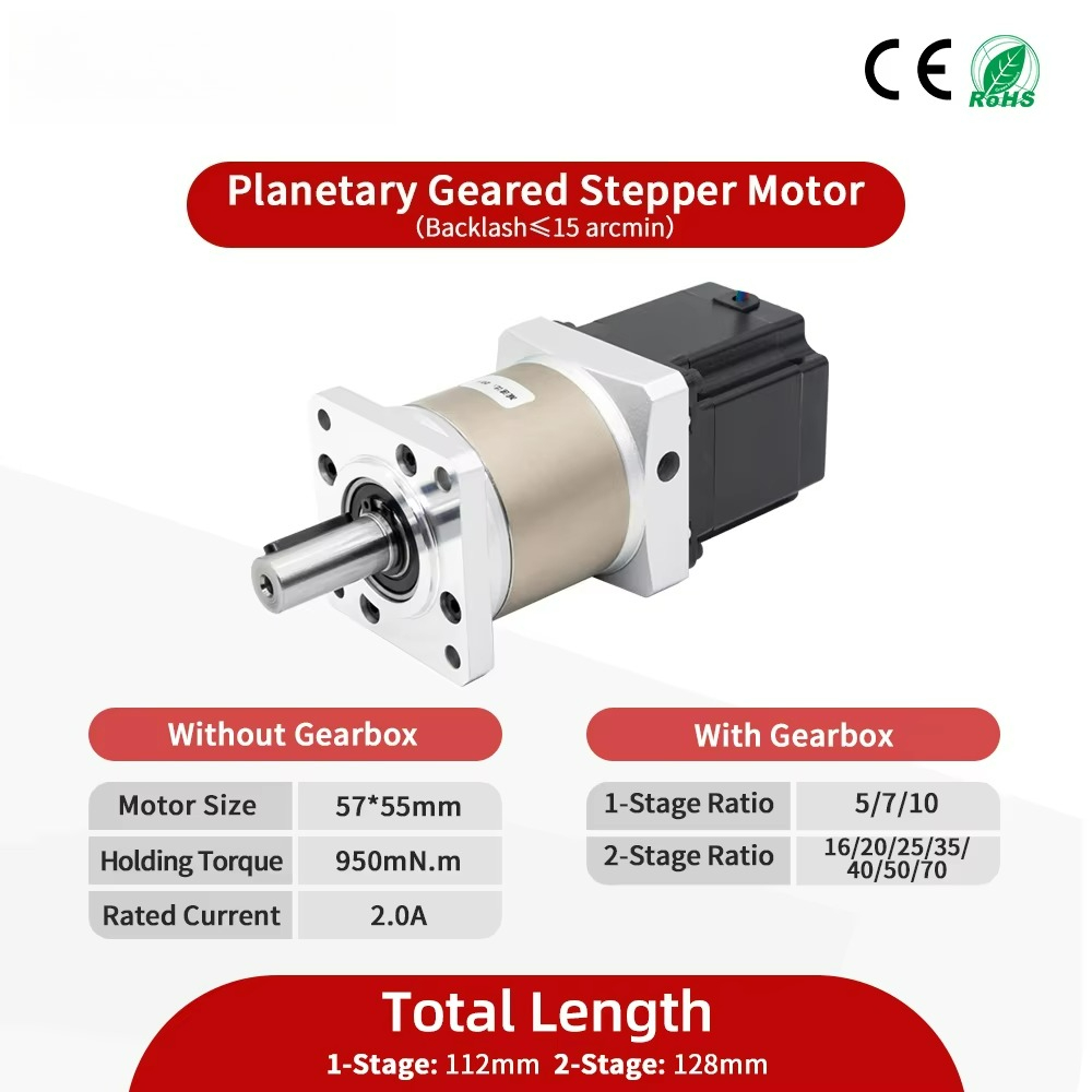 57X55mm Nema 23 yüksek torklu  - Nema23 Stepper incelemesi ve fiyatı