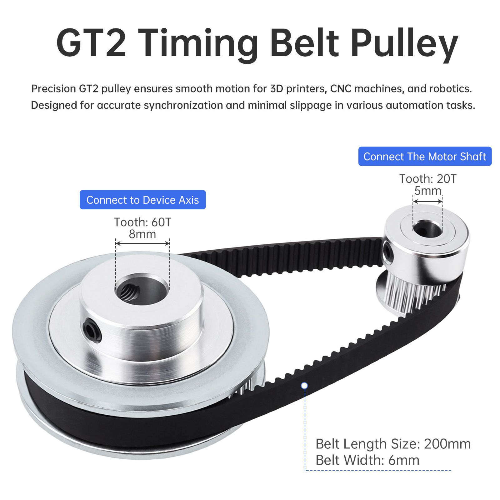 12V-24V 775 Elektrikli DC Moto - Gt2 Pulley incelemesi ve fiyatı