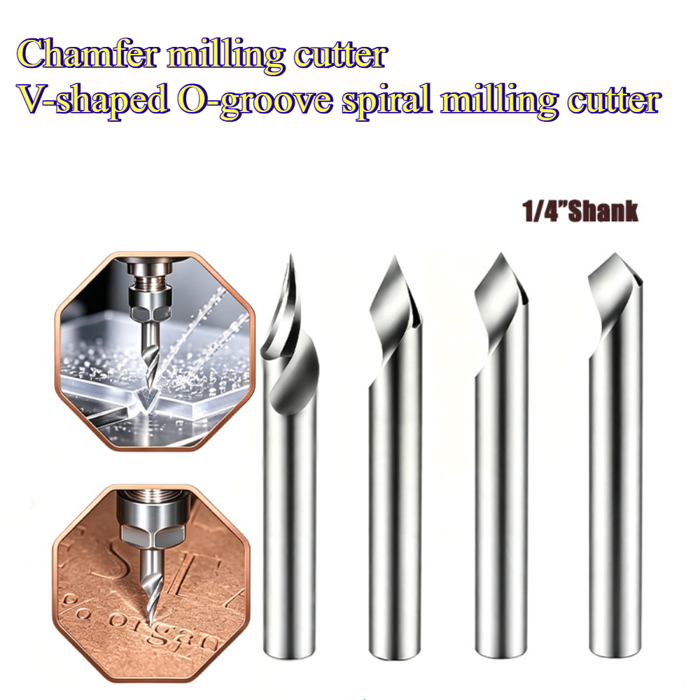 V Tipi Spiral CNC Router Ucu,  - Cnc Bits incelemesi ve fiyatı