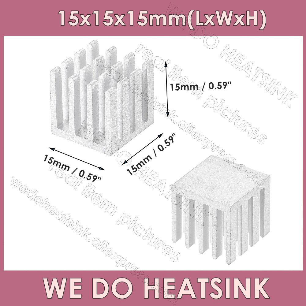 Alüminyum soğutucu 15x15x15mm  - Aluminium Extrusion incelemesi ve fiyatı