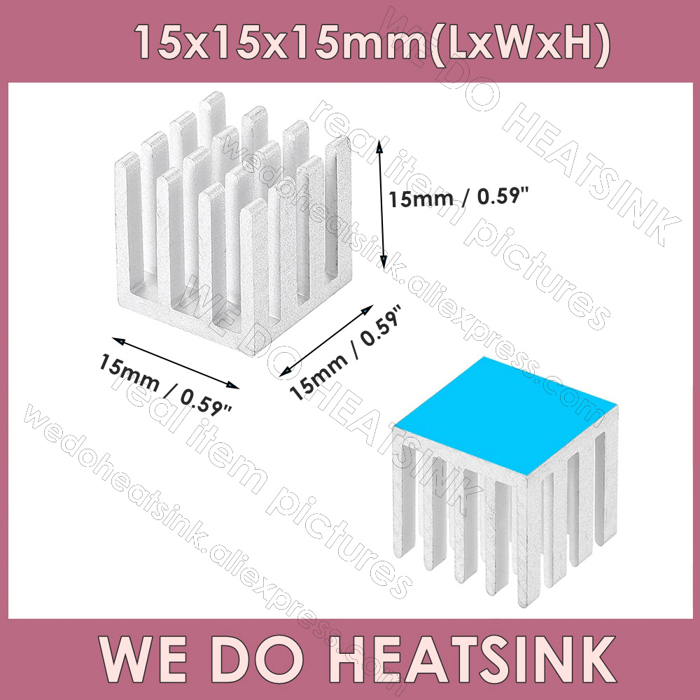 Alüminyum soğutucu 15x15x15mm  - Aluminium Extrusion incelemesi ve fiyatı