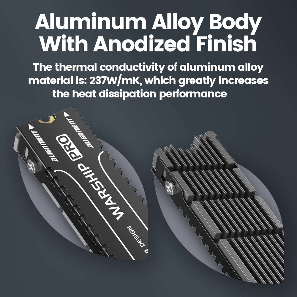 JEYI Cooler II 2280 SSD Soğutu - Aluminium Extrusion incelemesi ve fiyatı
