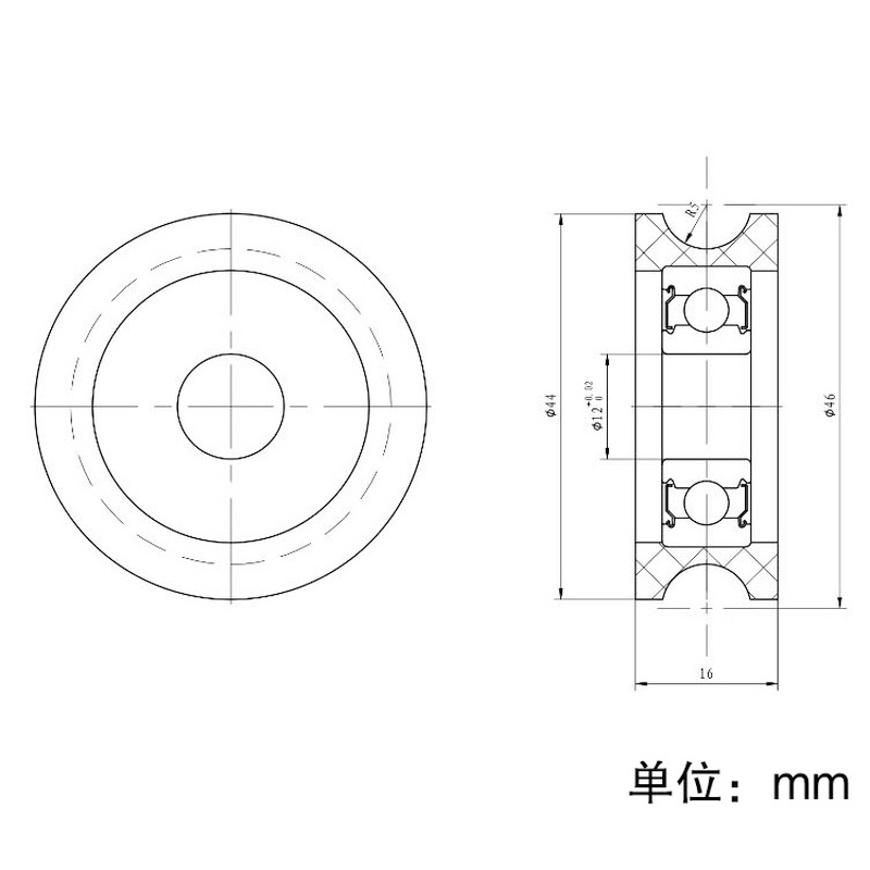 1 adet U12*44*16mm, U oluklu t - V Slot Wheel incelemesi ve fiyatı