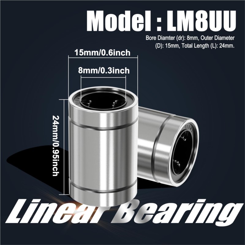 4/10 adet LM8UU LM10UU LM16UU  - Lm8Uu Bearing incelemesi ve fiyatı