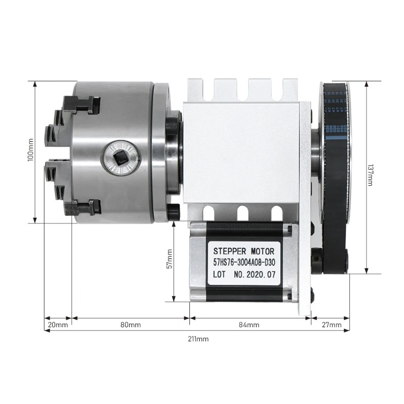 Nema 23 Step Motor 6:1 K12-100 - Nema23 Stepper incelemesi ve fiyatı