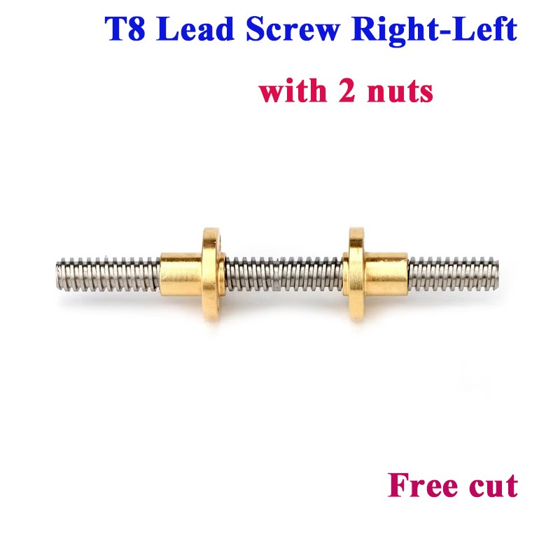 T8 Kurşun Vida Sağ-Sol Dişli K - Lead Screw 8Mm incelemesi ve fiyatı