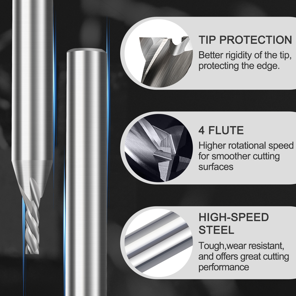 1 adet Çap Frez 2mm Freze 4 Fl - End Mill Set incelemesi ve fiyatı