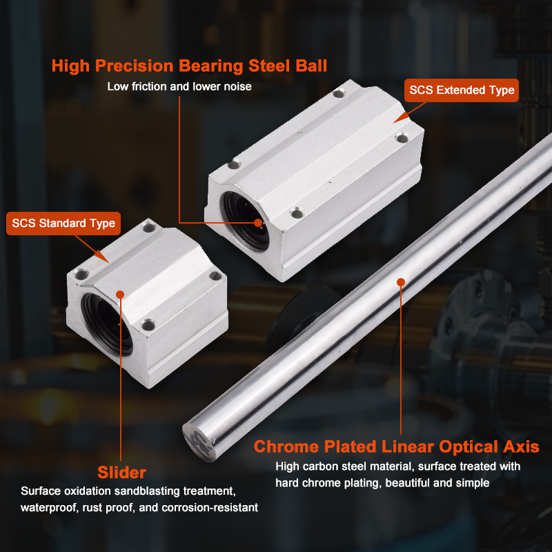 1 adet SC8LUU SCS8LUU 8mm Uzun - Lm8Uu Bearing incelemesi ve fiyatı