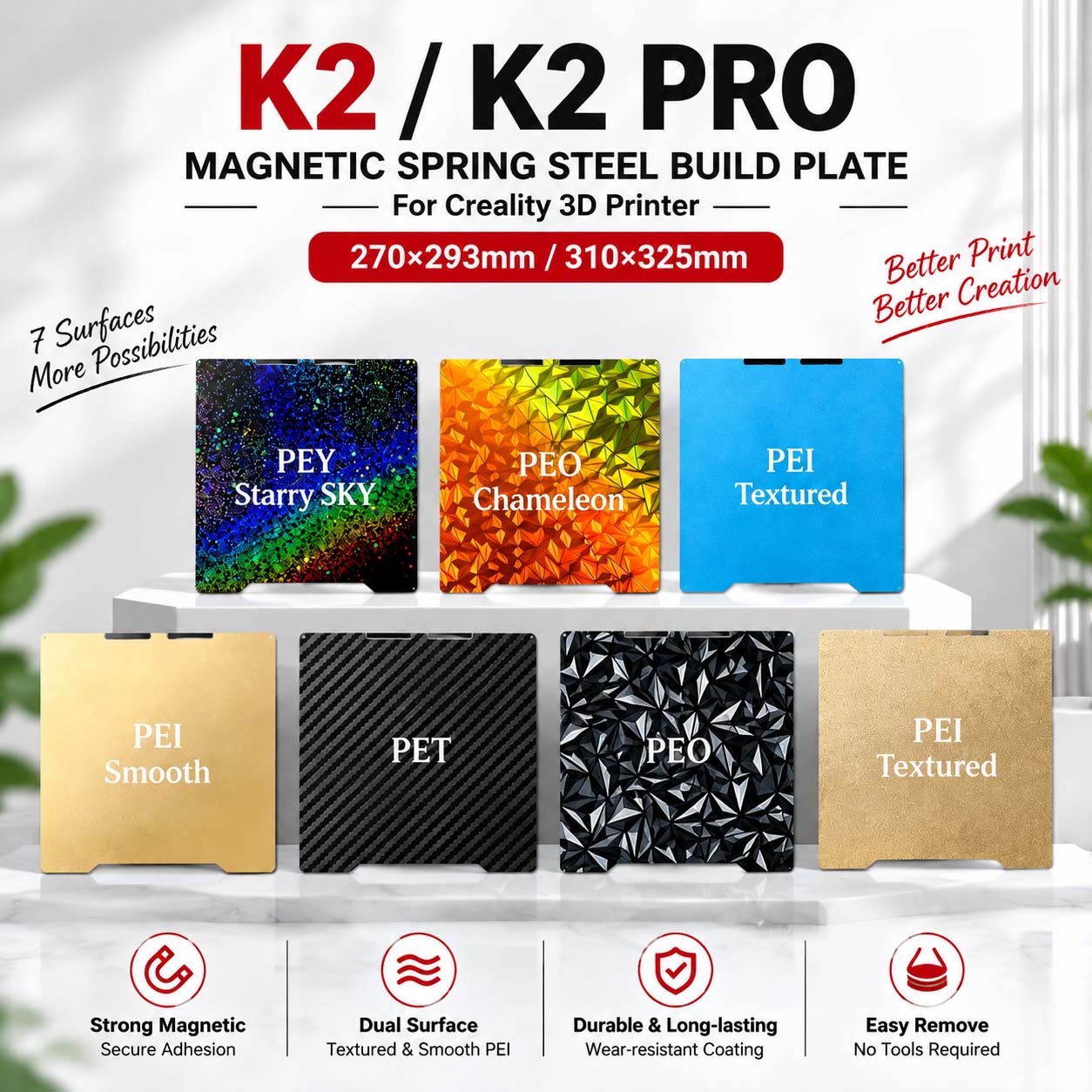 Creality K2/K2 Pro Manyetik Ya - Aluminium Profile 2020 incelemesi ve fiyatı