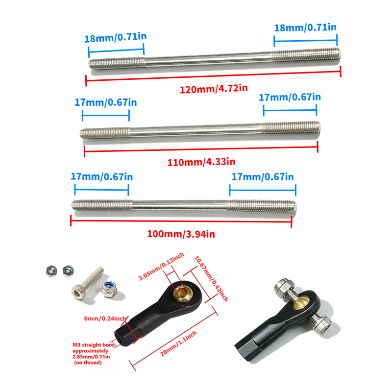 2 adet M3 plastik bilye başlığ - Ball Screw incelemesi ve fiyatı