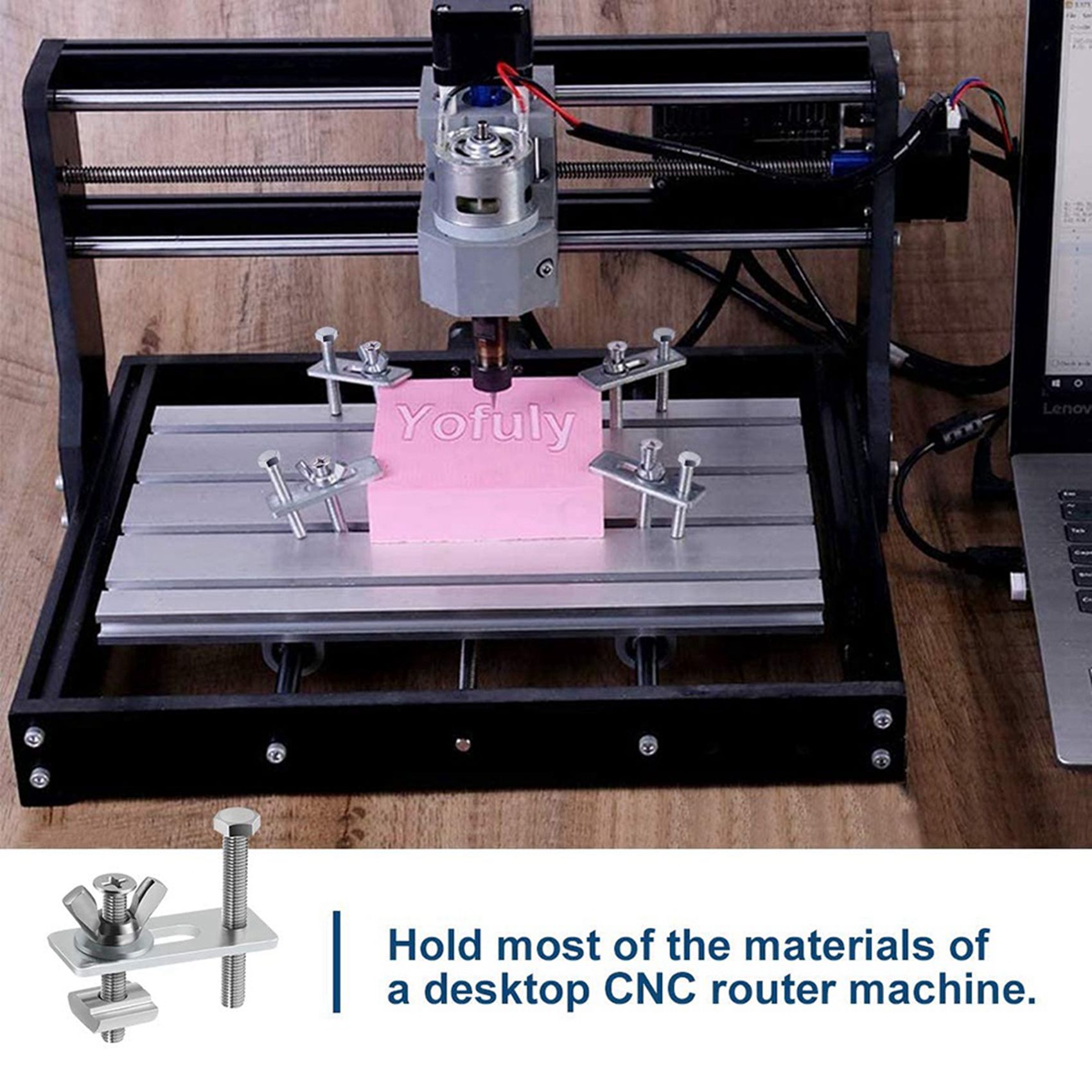 A19F-8 Paket T-Track Kelepçesi - 3018 Cnc incelemesi ve fiyatı