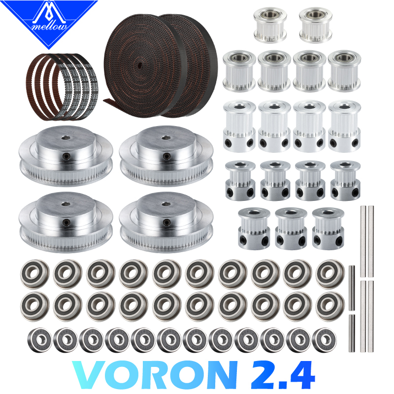 Yumuşak 3D yazıcı VORON 2.4 R2 - Gt2 Pulley incelemesi ve fiyatı