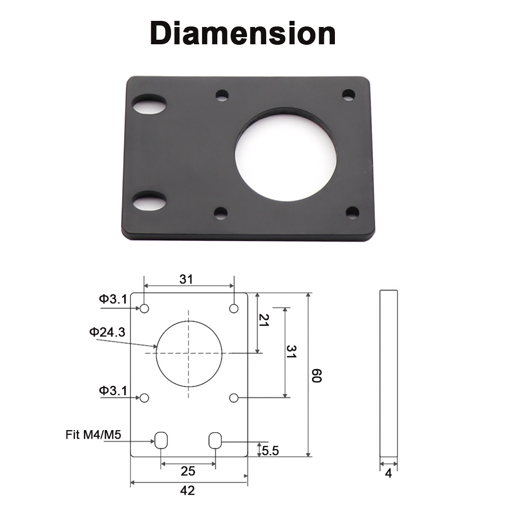 NEMA 17 Step Motor Braketi, En - Stepper Motor Nema17 incelemesi ve fiyatı