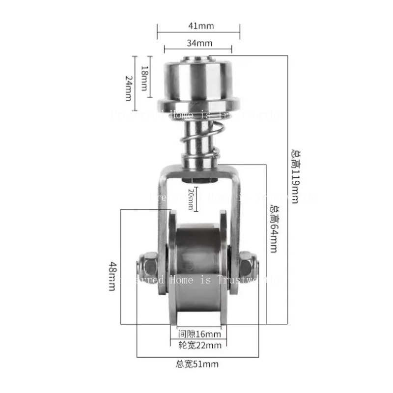 304 Paslanmaz Çelik U/V/H Kana - V Slot Wheel incelemesi ve fiyatı