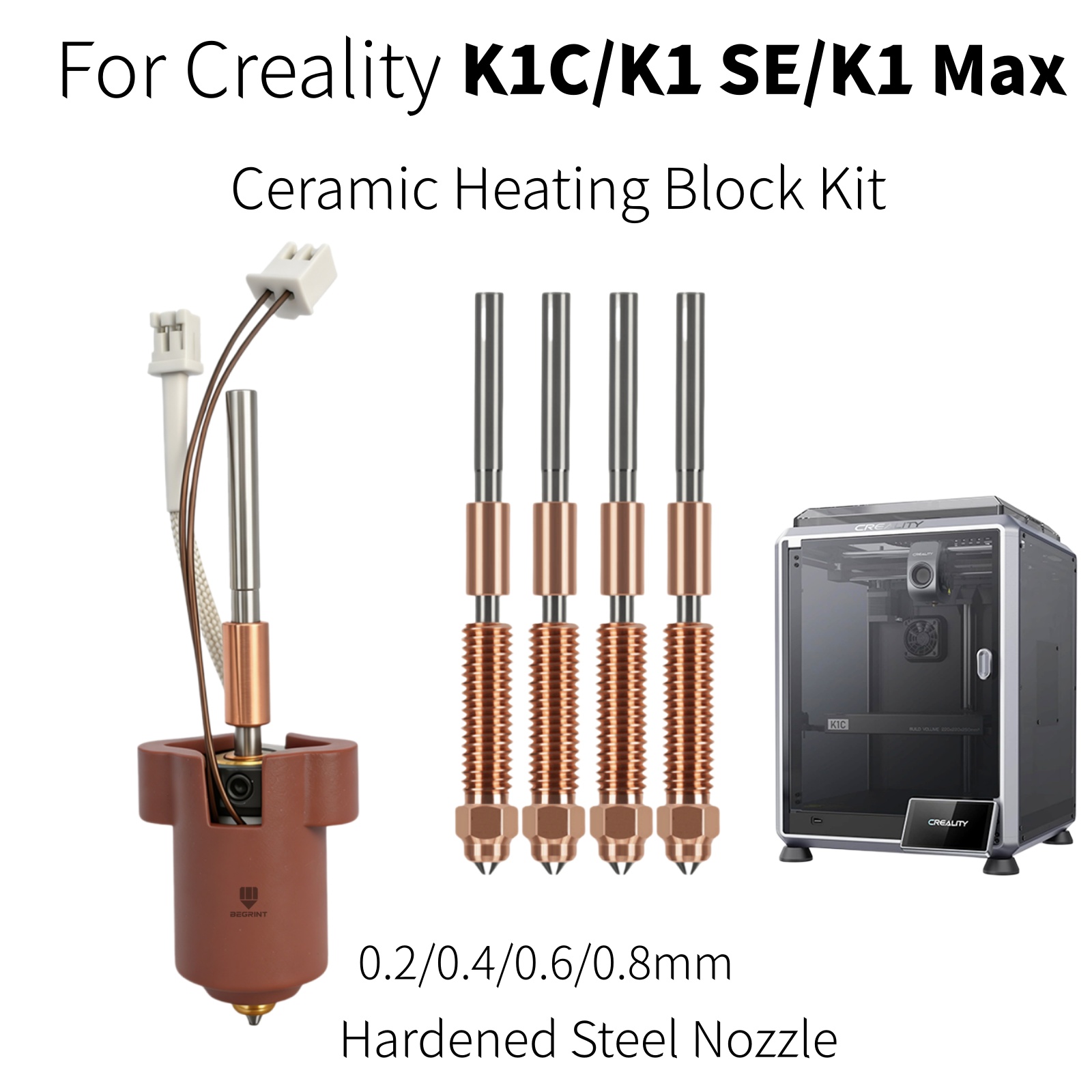 Creality K1C K1 MAX Hotend içi - Aluminium Profile 2020 incelemesi ve fiyatı