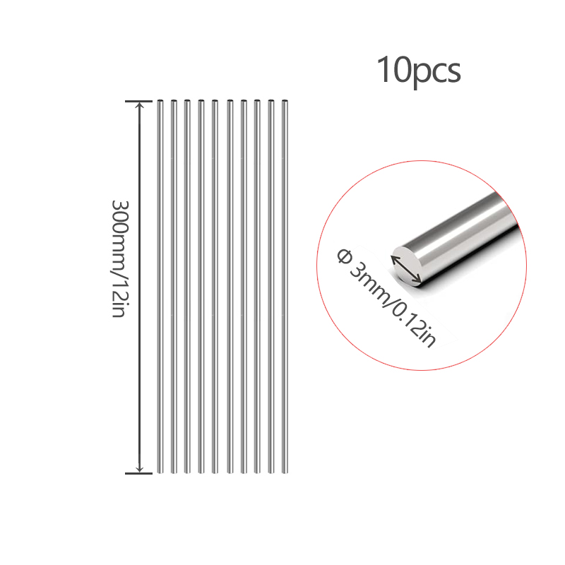 300mm Paslanmaz Çelik Düz Yuva - Linear Rod 8Mm incelemesi ve fiyatı